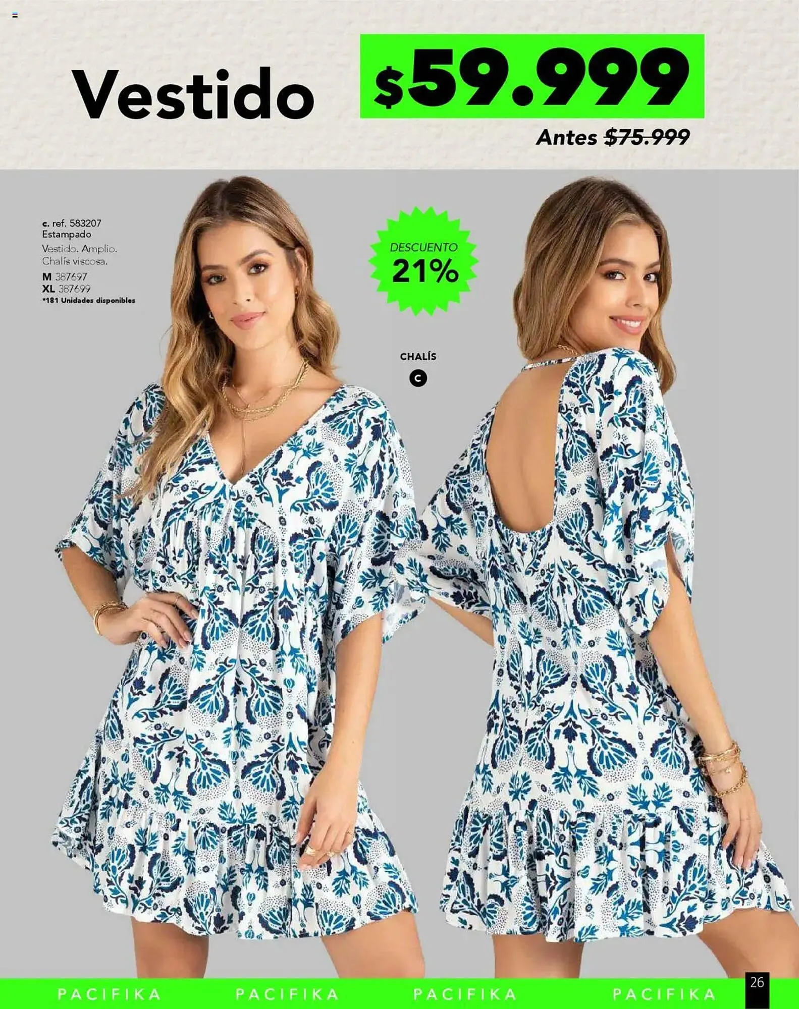 Catalogo de Catálogo Pacífika 10 de septiembre al 1 de noviembre 2025 - Pag 221