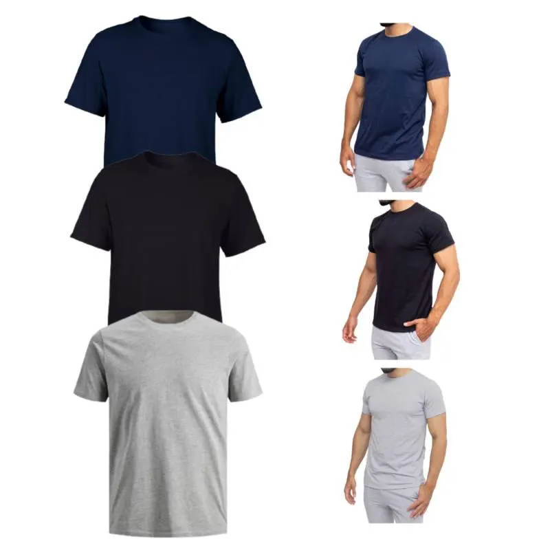 Camisetas para hombre en algodón 100% x 3 unidades.