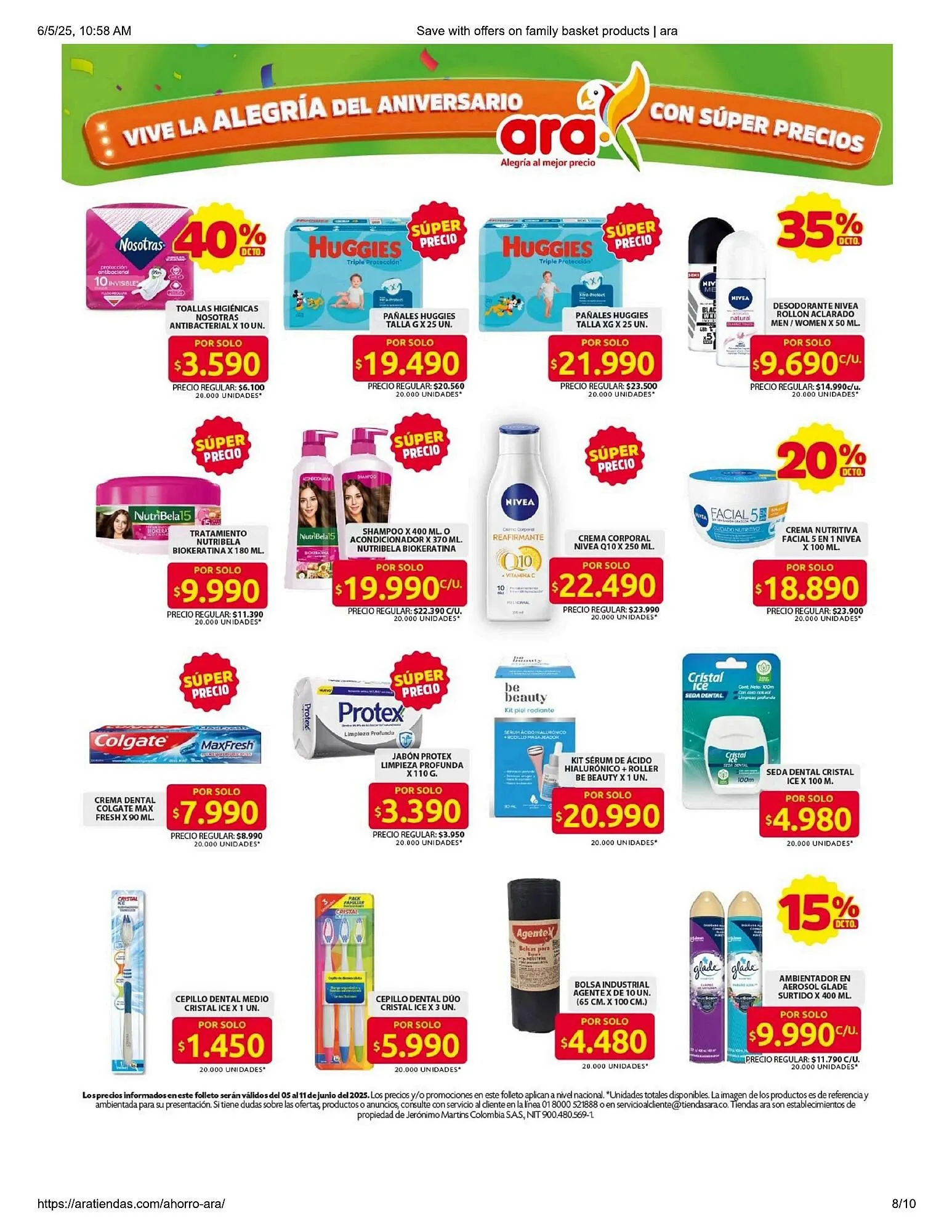 Catalogo de Catálogo Ara 5 de junio al 11 de junio 2025 - Pag 8