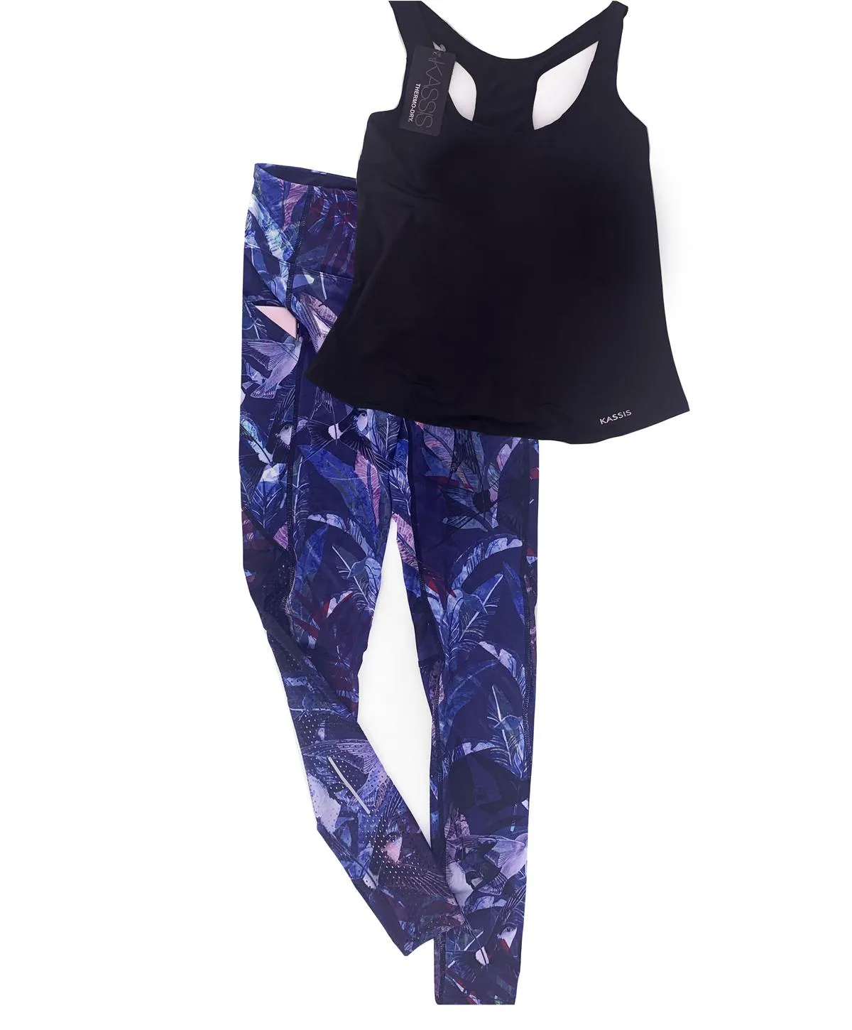 SET TOBILLERO DRINA + BLUSA NEGRA