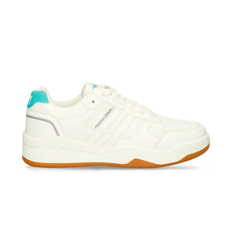 Tenis Casuales Blanco-Azul North Star Iris Break Mujer