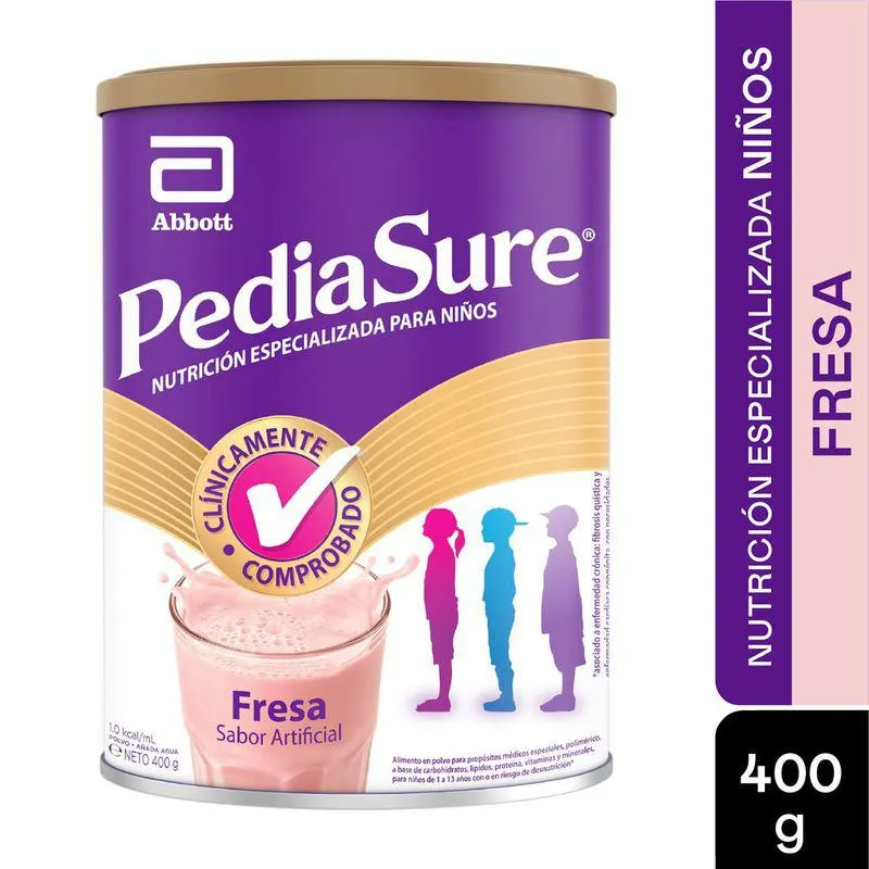 Pediasure Polvo Fresa Tarro X 400 Gr