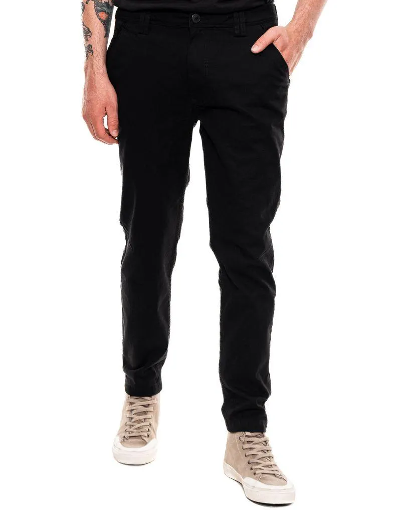 Pantalón Tiro Medio En Dril Tipo Chino