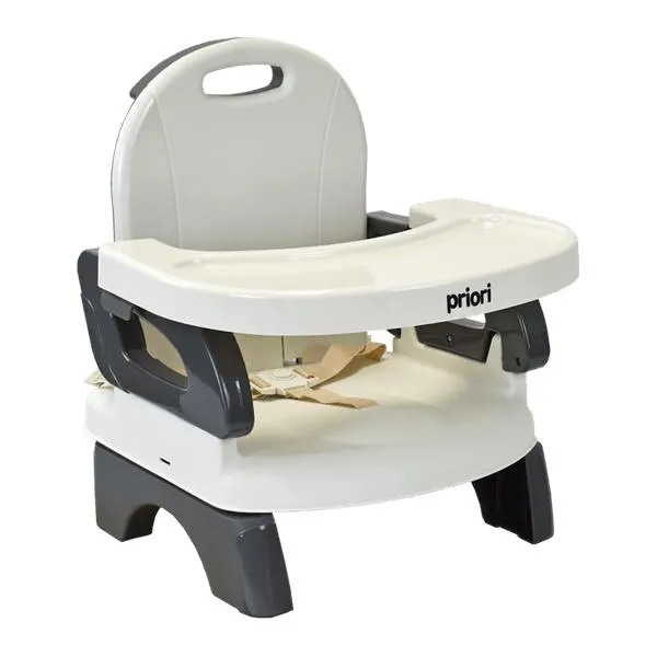 Silla Comedor para Bebé Portátil Booster Gris - Priori