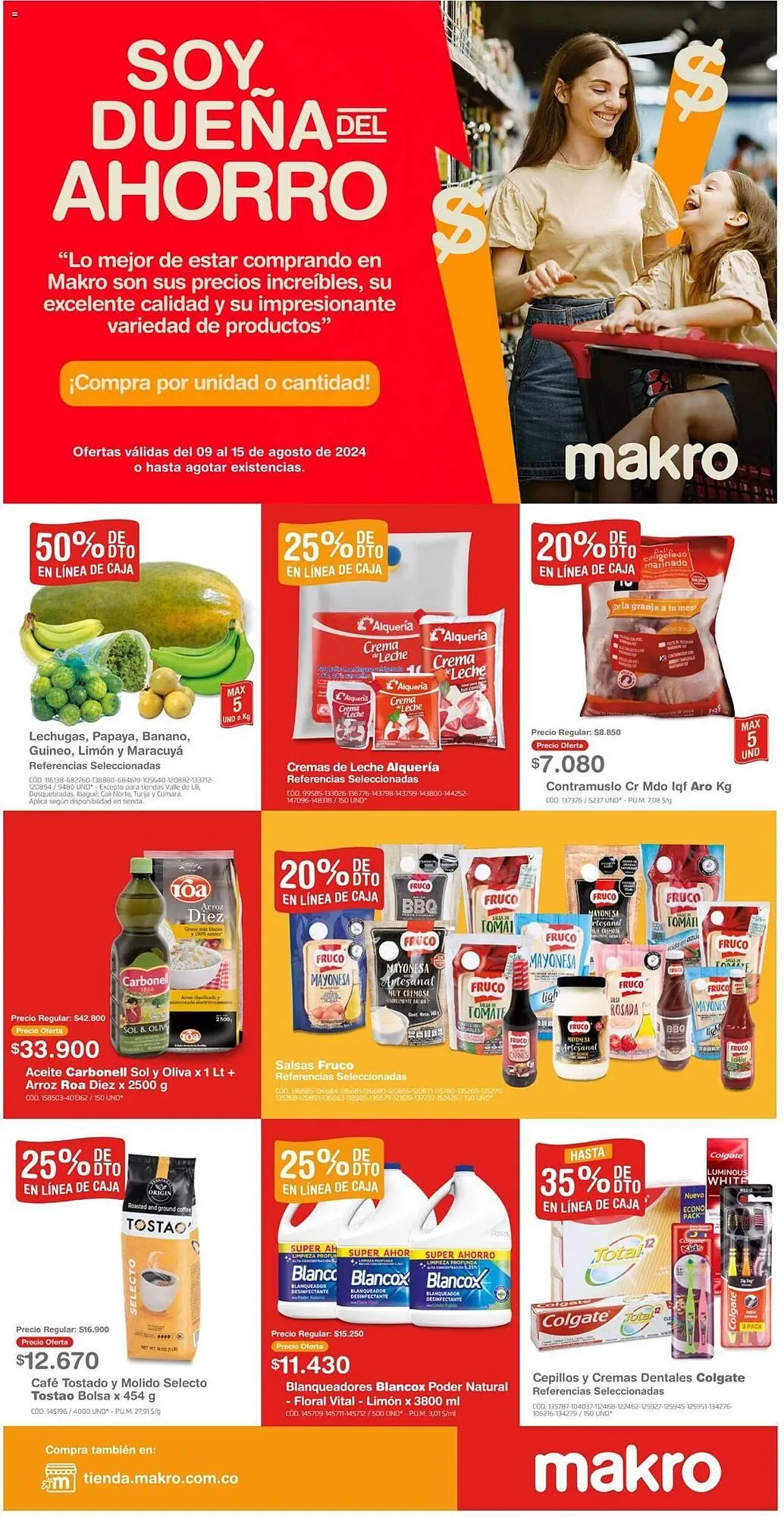 Catalogo de Catálogo Makro 9 de agosto al 15 de agosto 2024 - Pag 1
