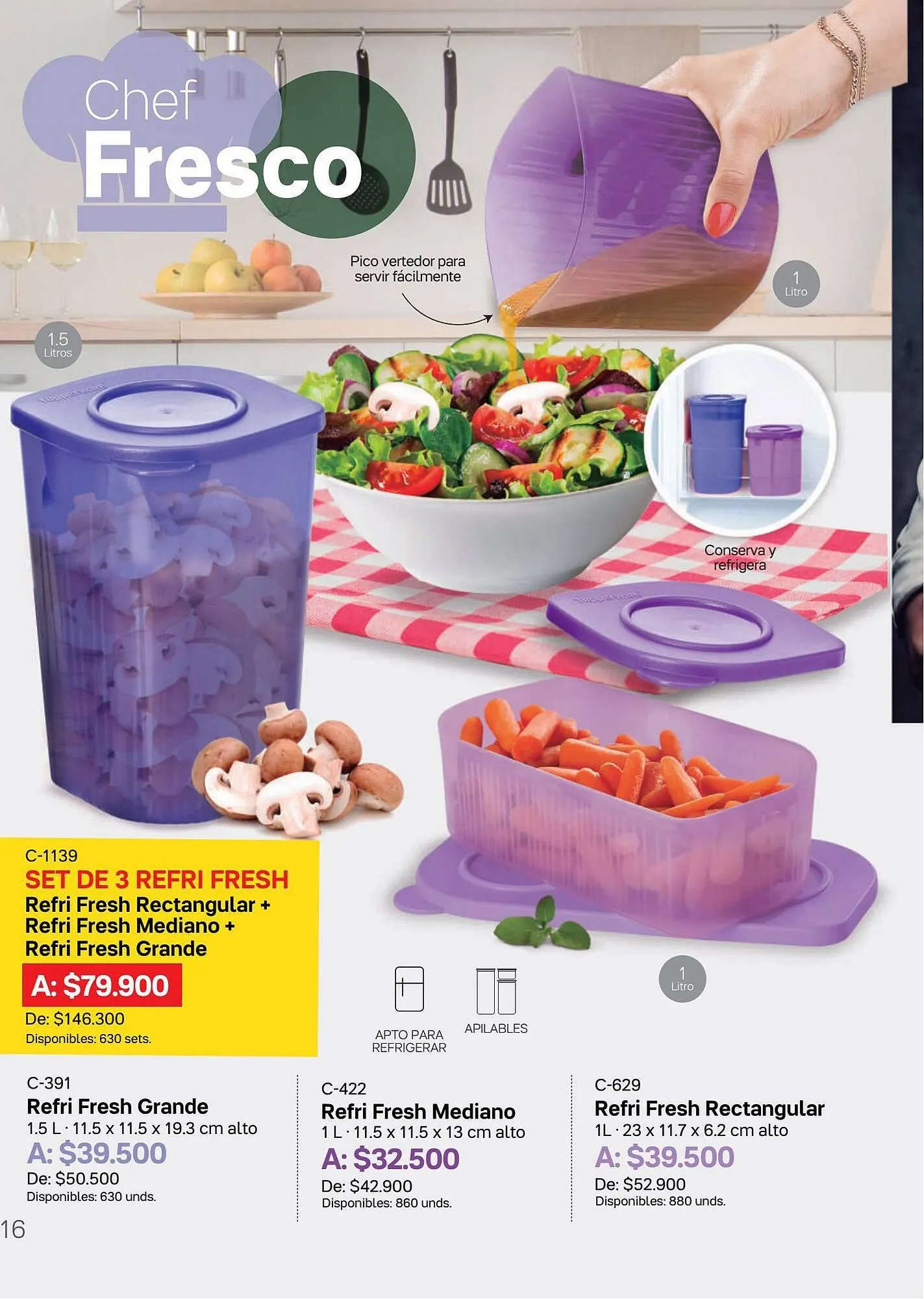 Catalogo de Catálogo Tupperware 8 de septiembre al 5 de octubre 2023 - Pag 16