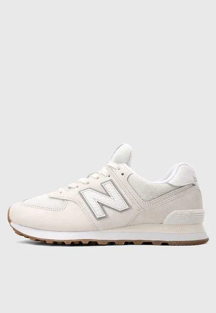 Tenis Lifestyle Beige-Gris-Blanco new balance 574