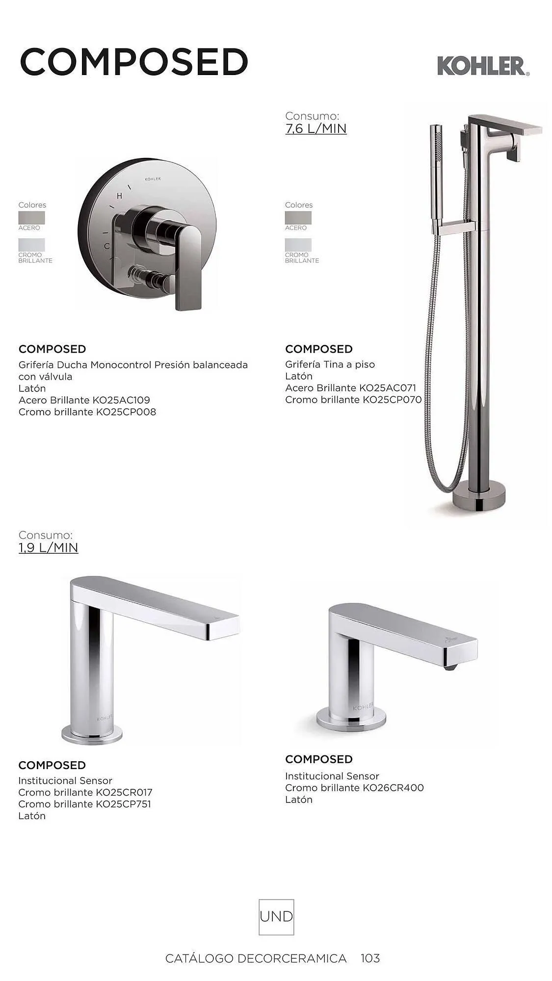 Catalogo de Catálogo Decorceramica 6 de noviembre al 6 de mayo 2025 - Pag 103