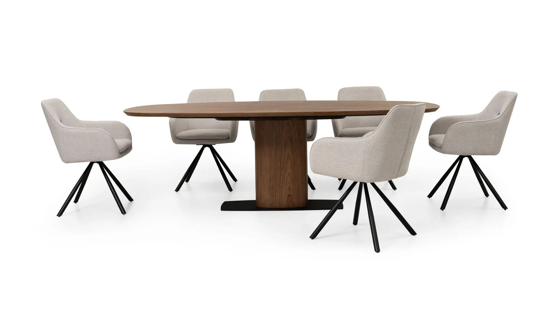 Mesa Comedor Niza + 8 Sillas Torii Imp