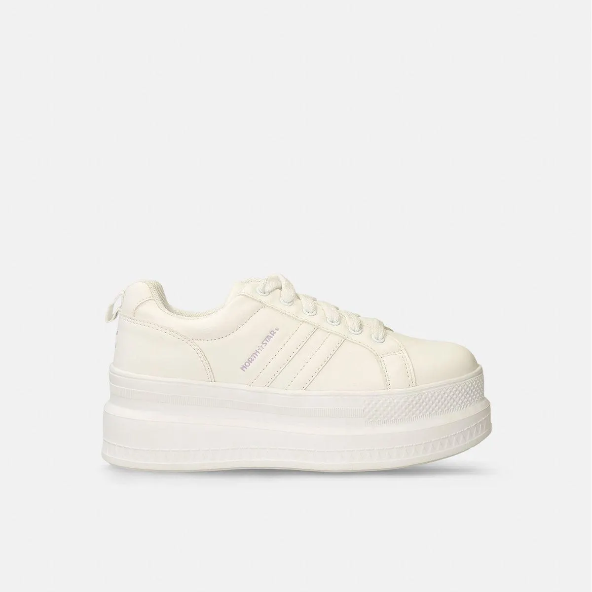 Tenis casuales Blanco North Star Ivone Planet Mujer