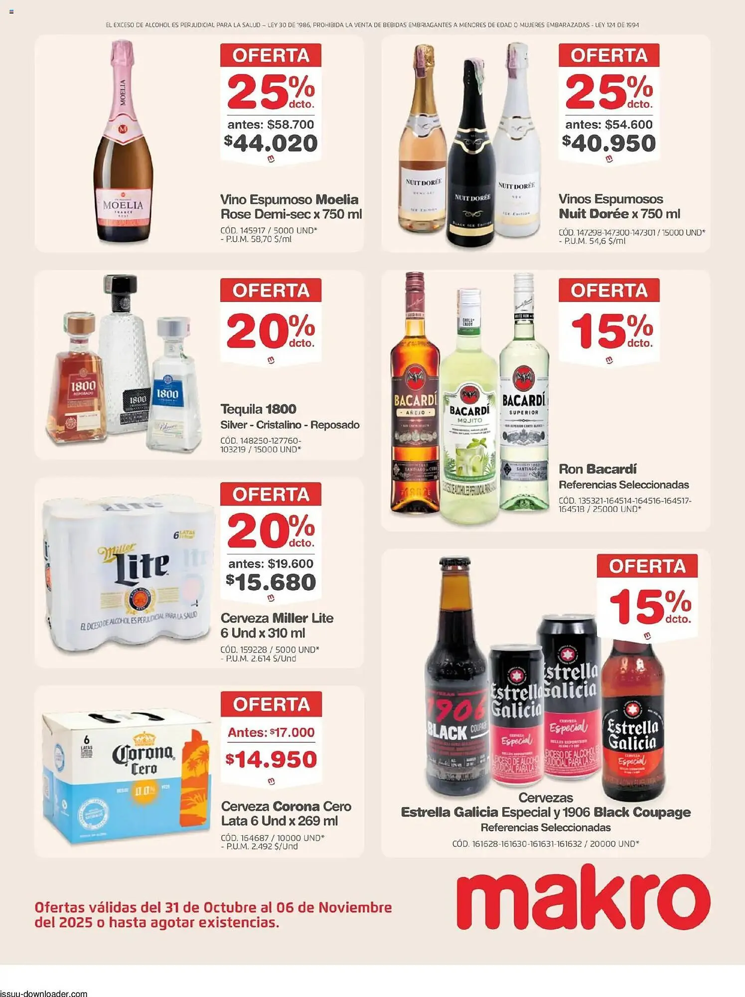 Catalogo de Catálogo Makro 31 de octubre al 6 de noviembre 2025 - Pag 19