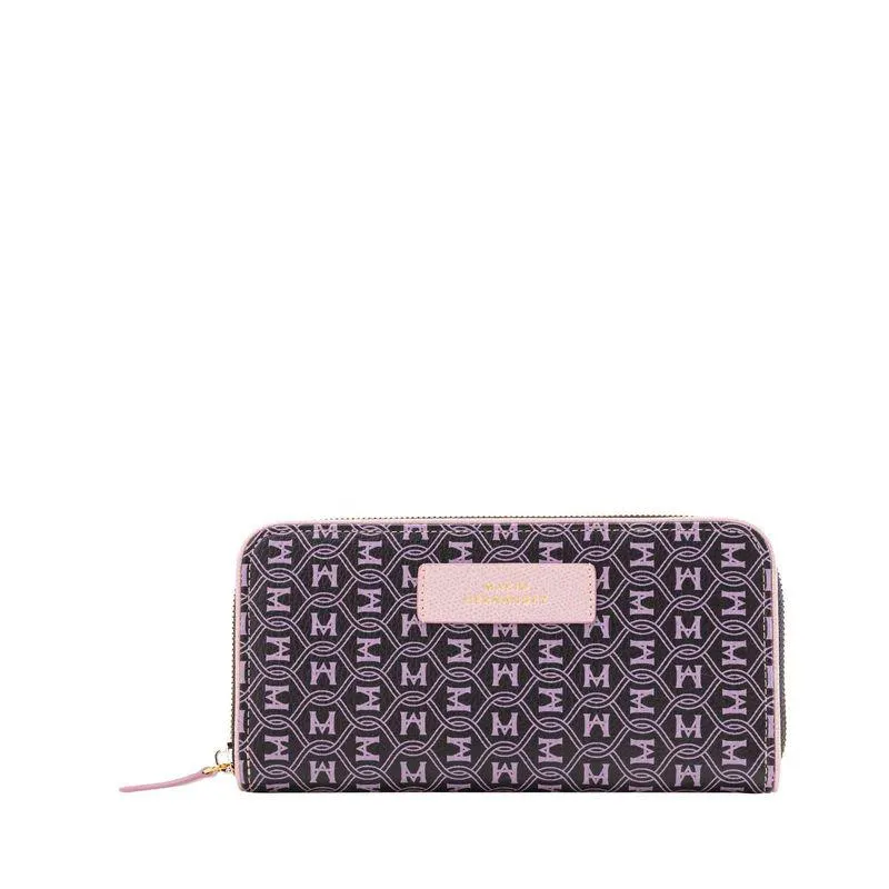 Billetera candelaria negro rosa Palenquera