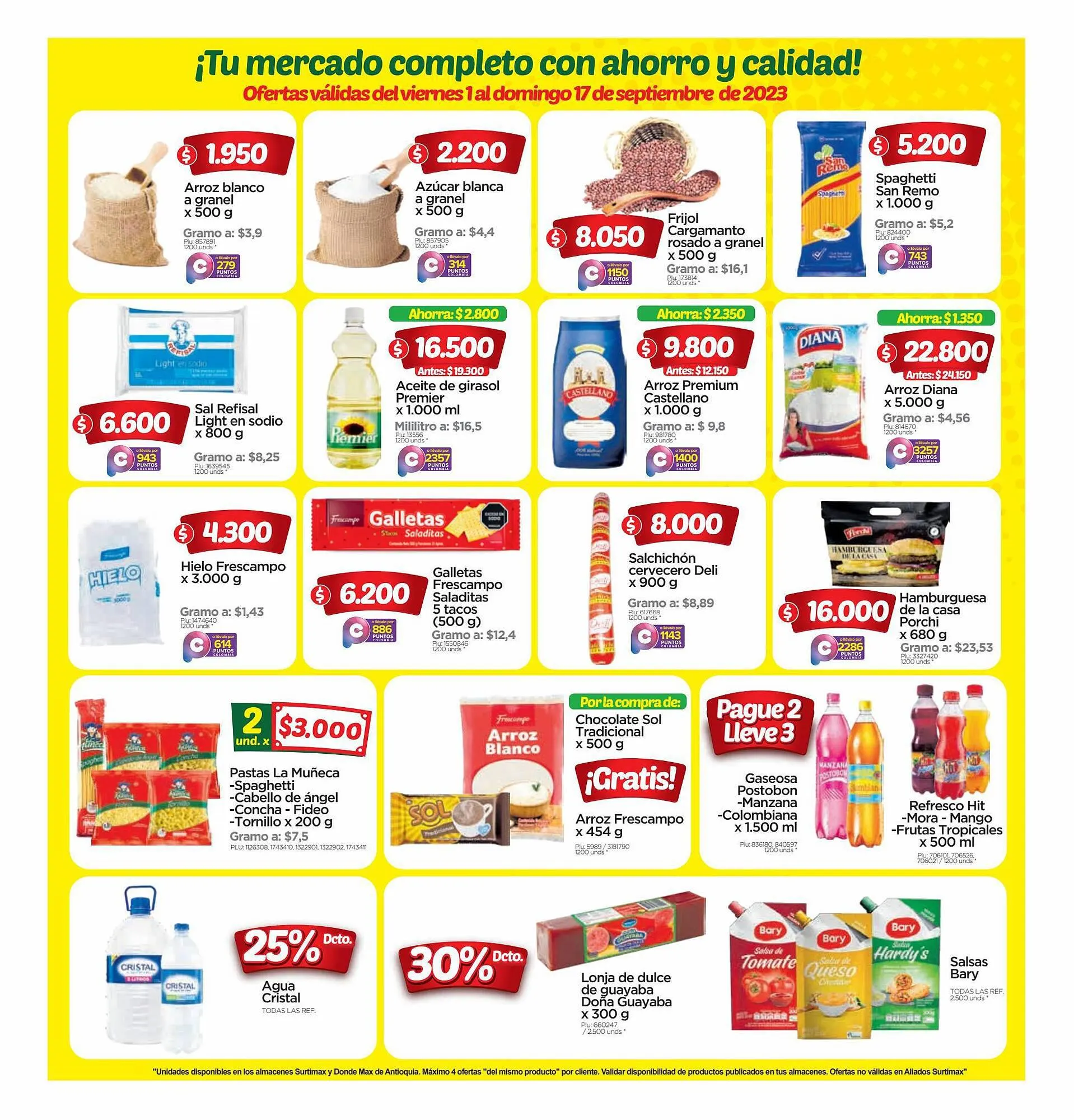 Catalogo de Catálogo Surtimax 2 de septiembre al 17 de septiembre 2023 - Pag 3