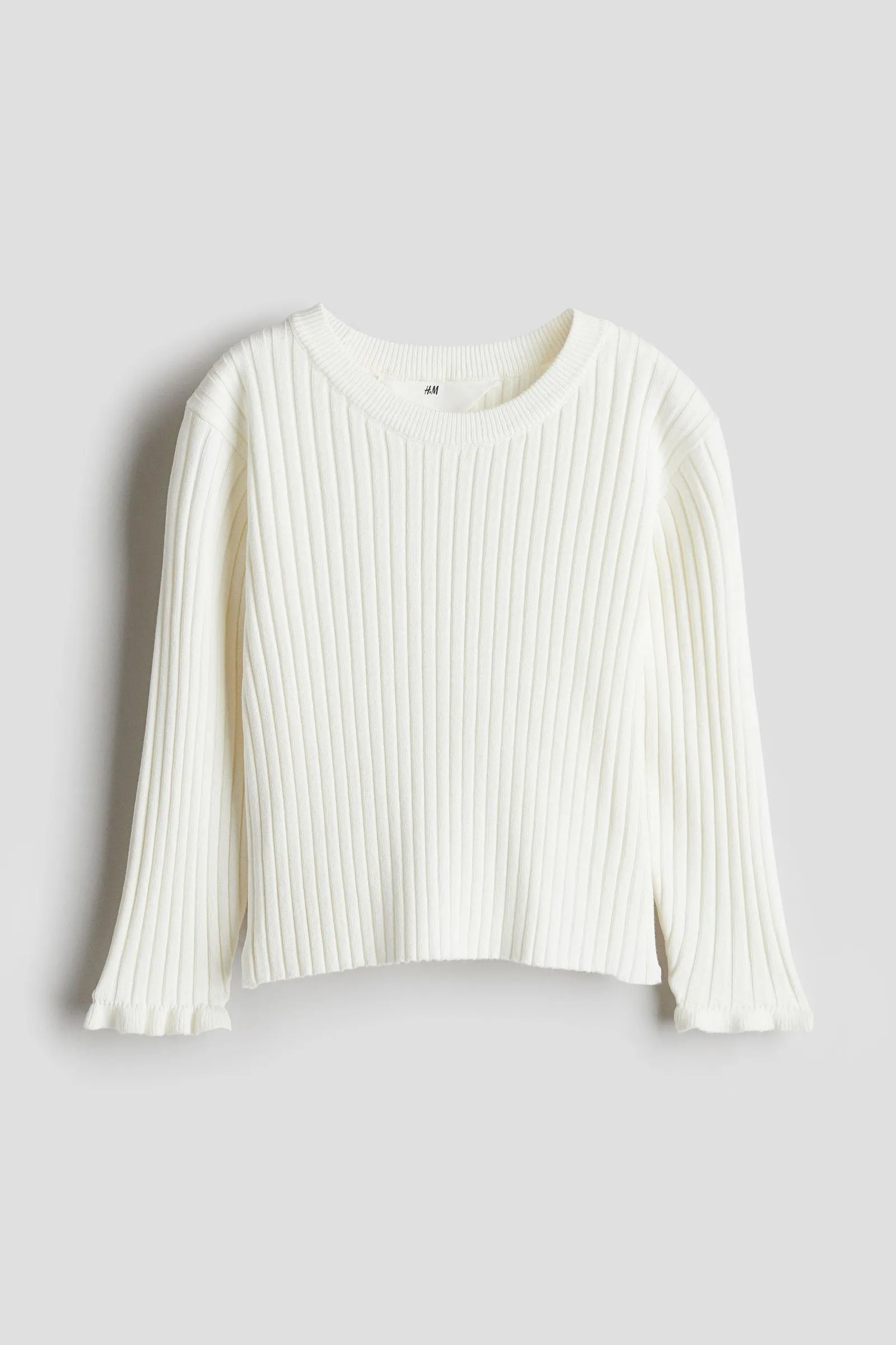 Saco en tejido acanalado