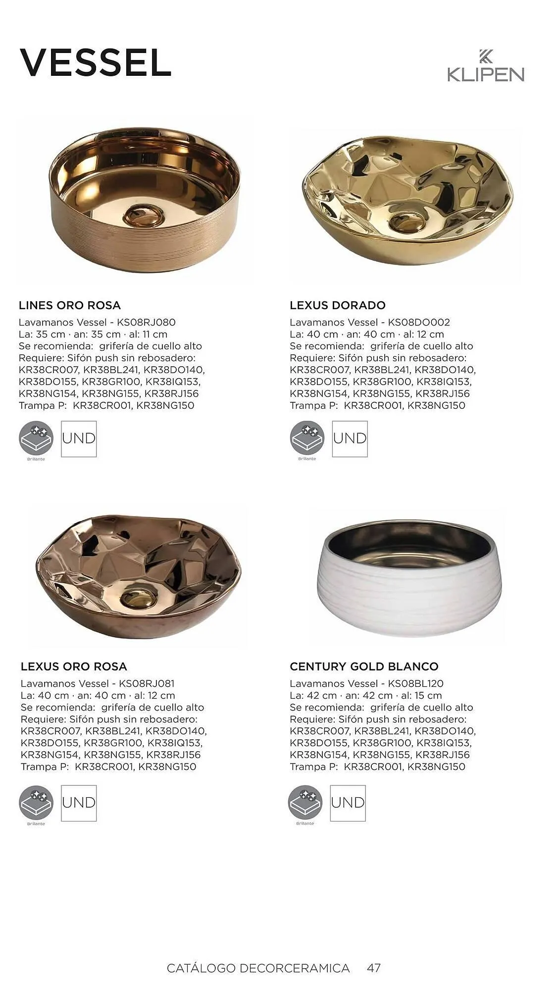 Catalogo de Catálogo Decorceramica 6 de noviembre al 6 de mayo 2025 - Pag 47