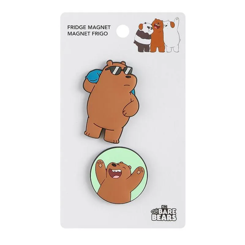 Iman Para Nevera Osos Escandalosos, Pardo