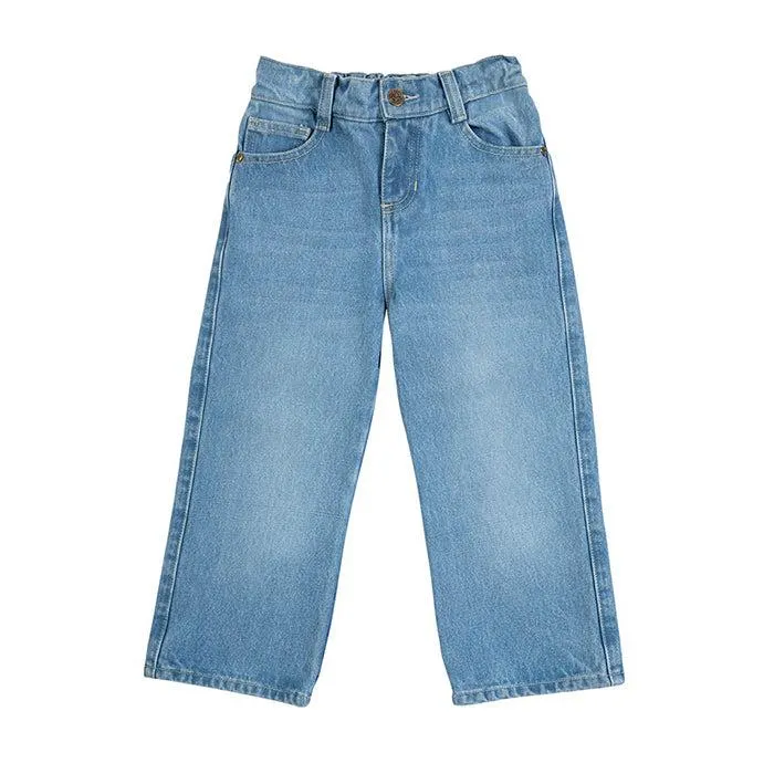 Jean lavado medio para niña