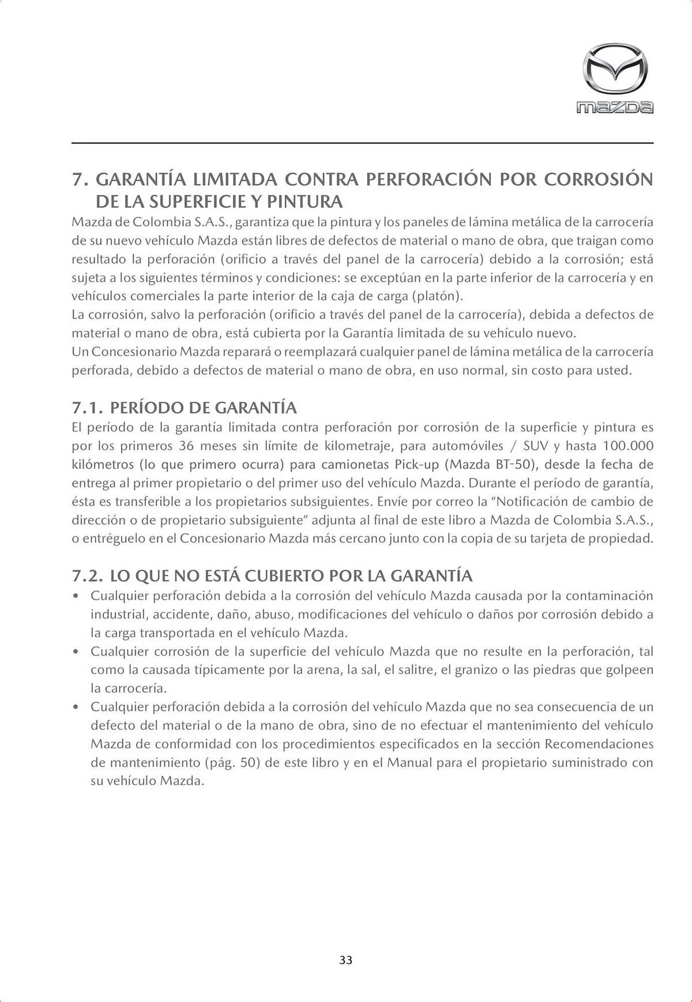 Catalogo de Catálogo Mazda 4 de octubre al 4 de octubre 2024 - Pag 35