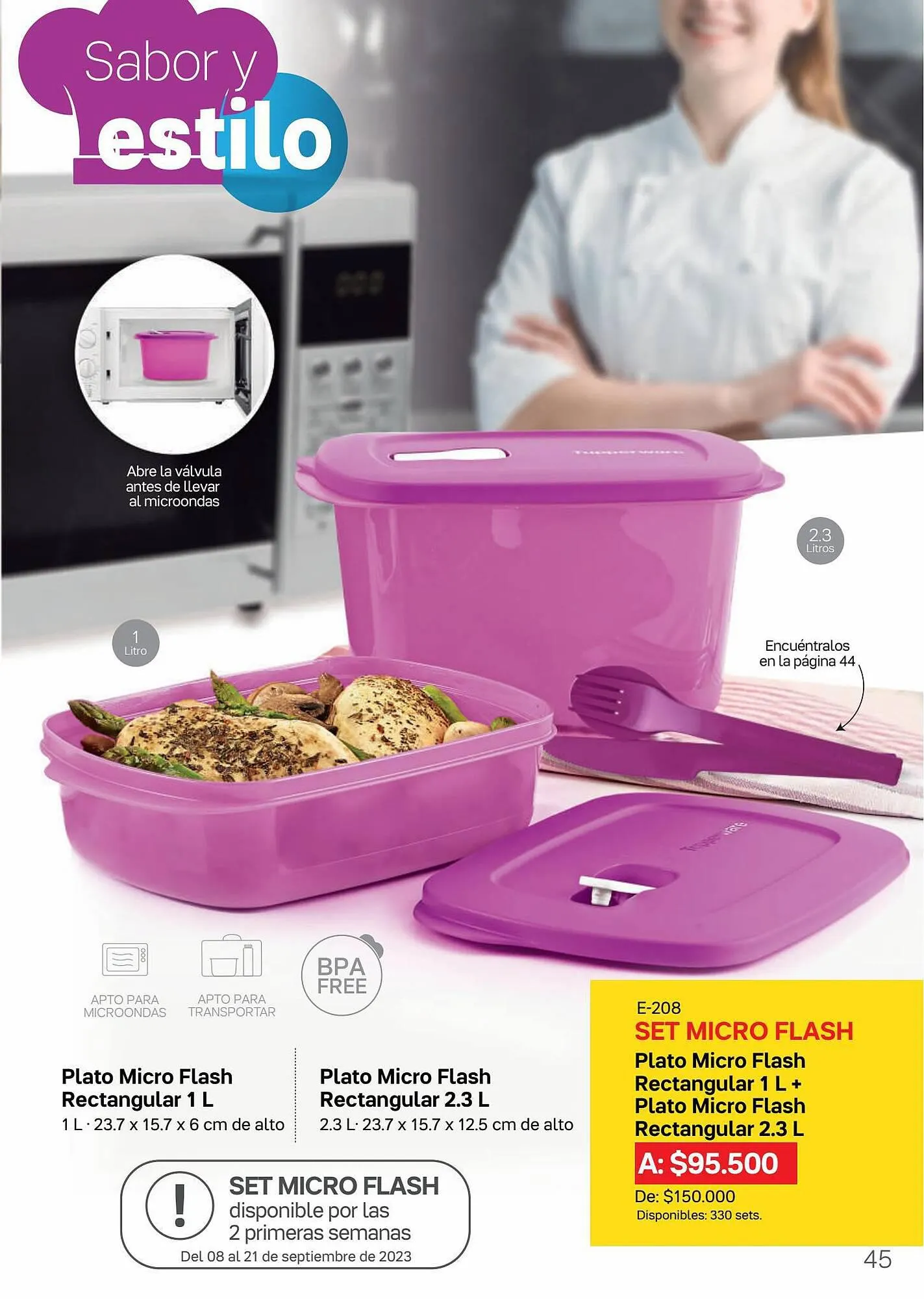Catalogo de Catálogo Tupperware 8 de septiembre al 5 de octubre 2023 - Pag 45