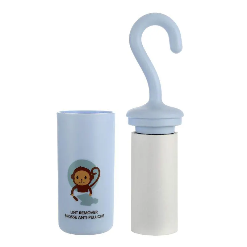 Rodillo Removedor de Pelusa en Forma de Mono 50 Hojas Azul