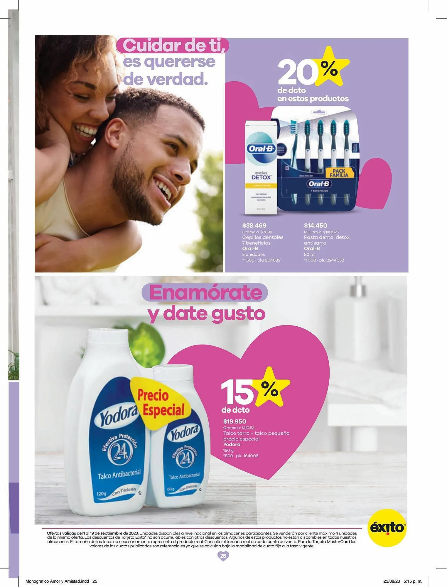 Catalogo de Catálogo Éxito 1 de septiembre al 19 de septiembre 2023 - Pag 25