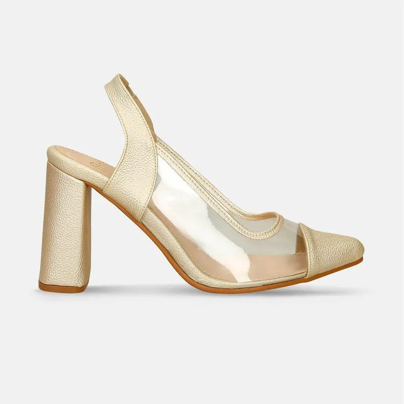 Tacones Camel Bata Jeiny Mujer