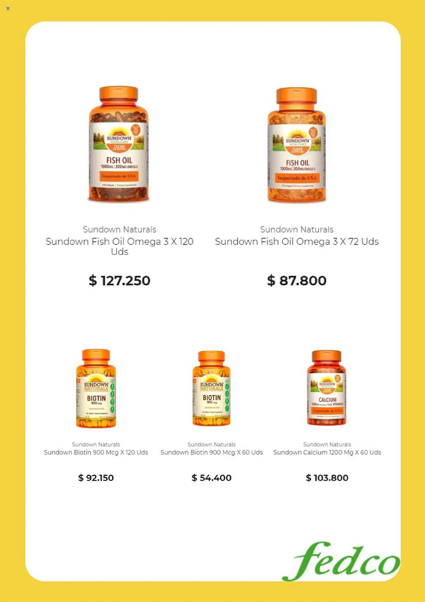 Catalogo de Catálogo Fedco 15 de agosto al 15 de septiembre 2023 - Pag 3