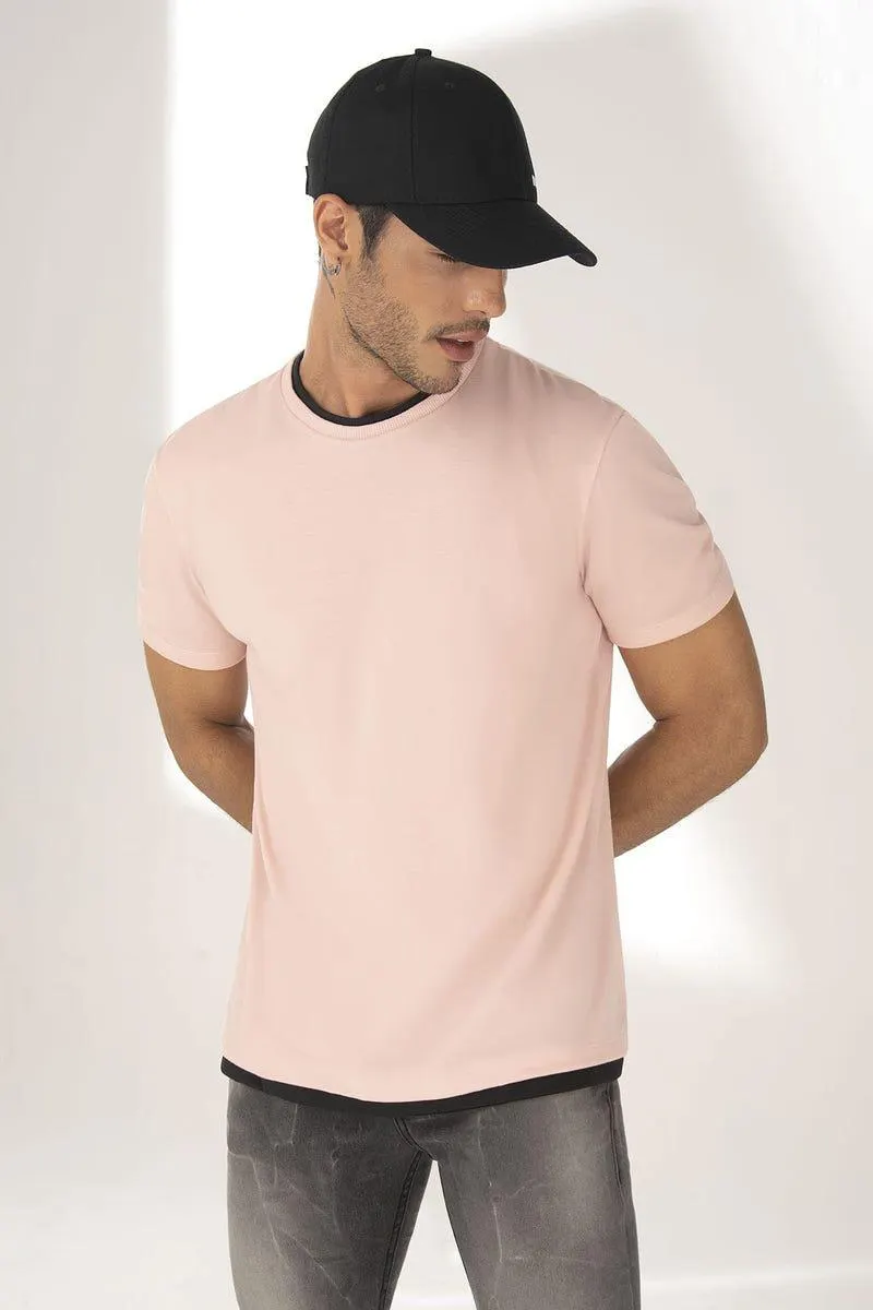 CAMISETA MANGA CORTA Rosado