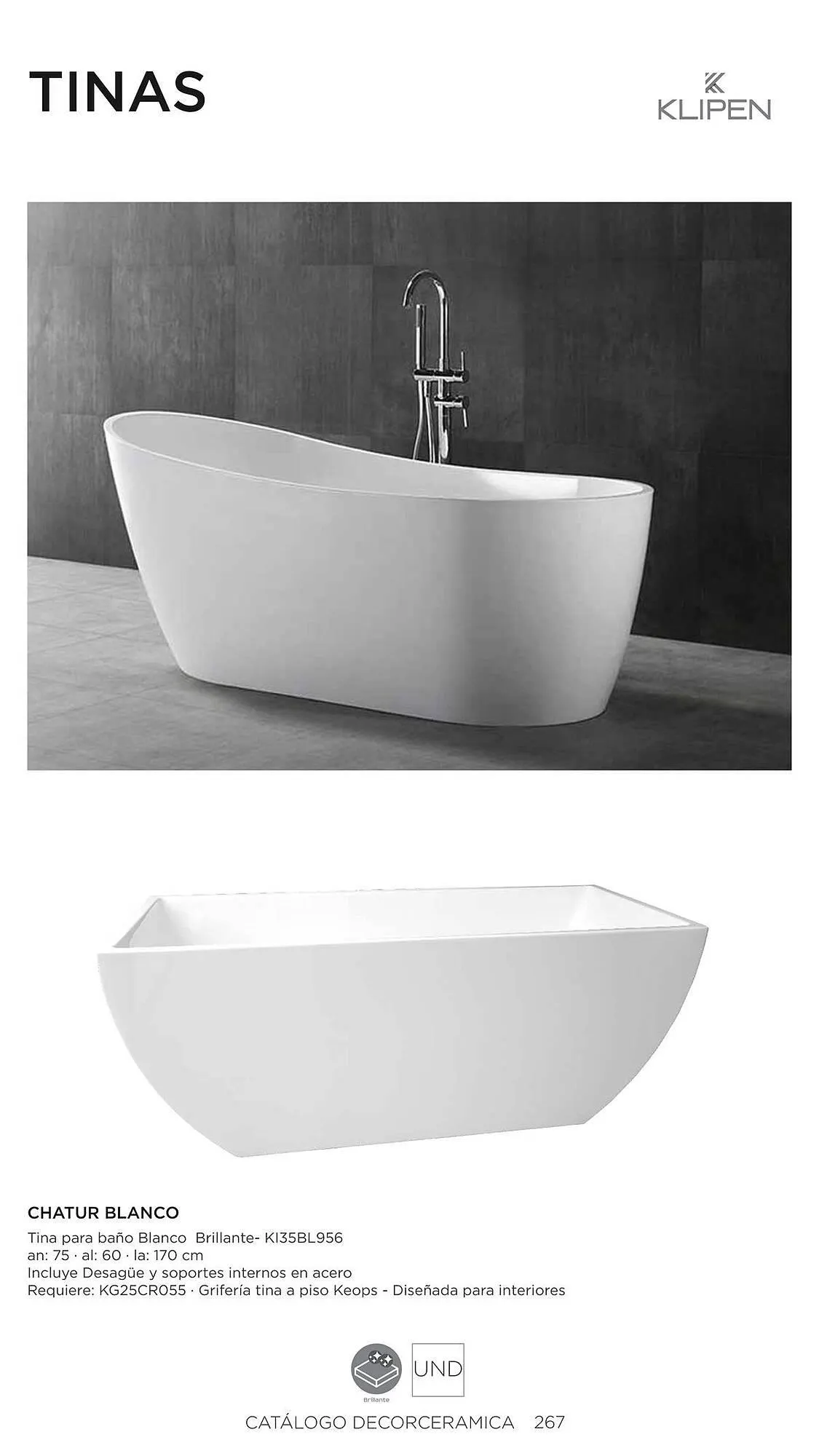 Catalogo de Catálogo Decorceramica 6 de noviembre al 6 de mayo 2025 - Pag 267