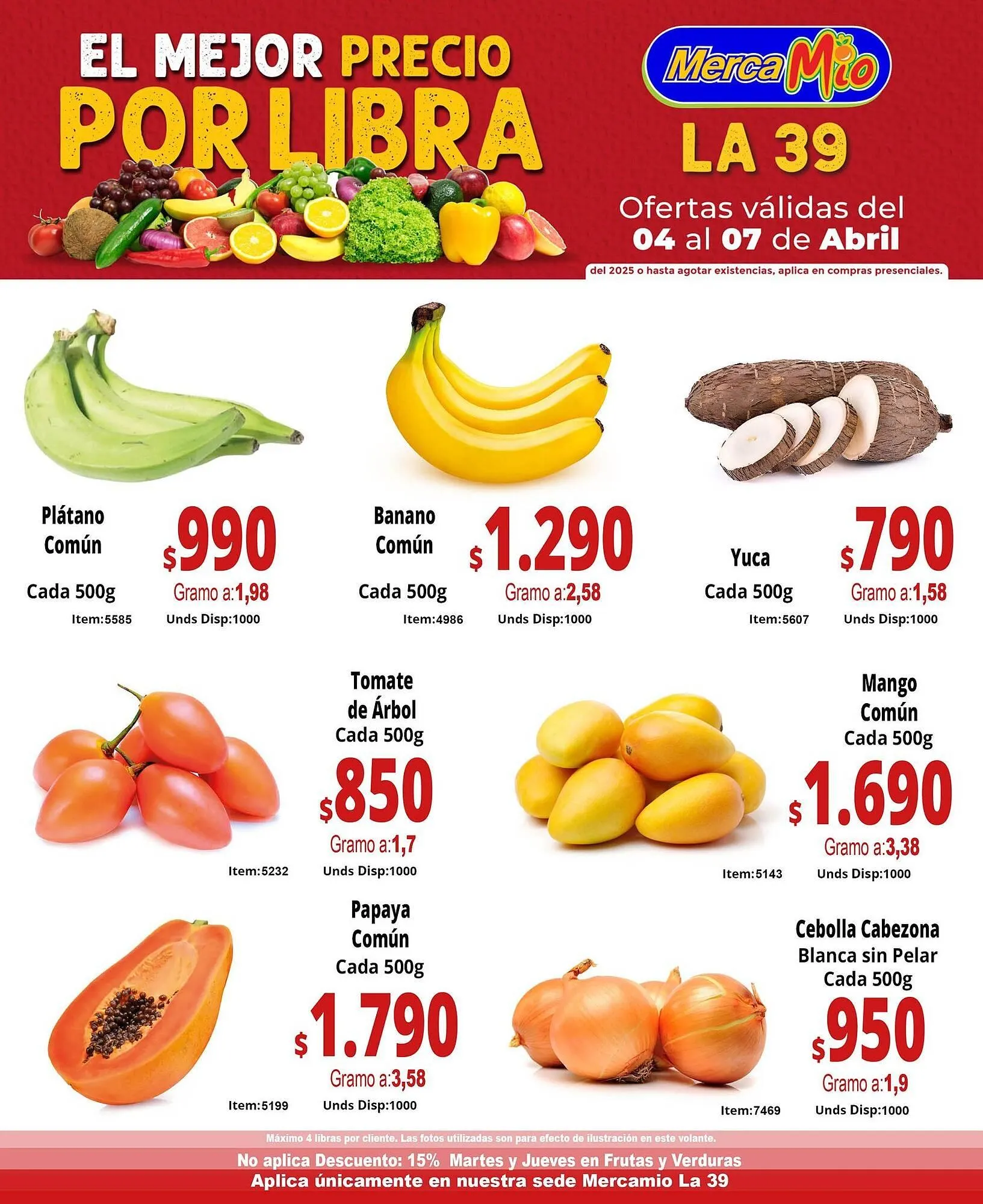 Catalogo de Catálogo MercaTodo 4 de abril al 7 de abril 2025 - Pag 1