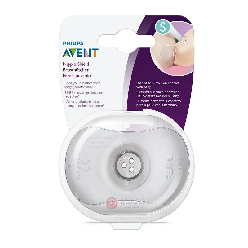 Pezonera Silicona Avent Talla S X 2 Und