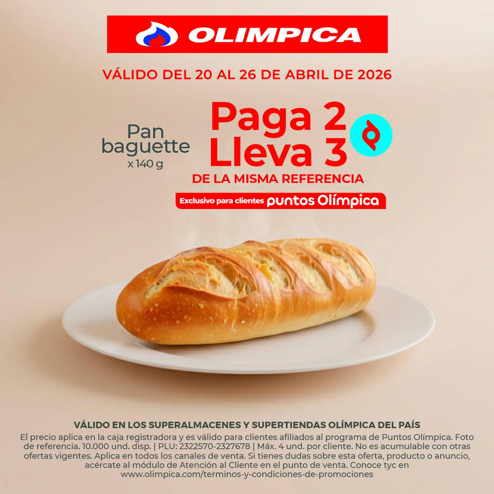 Catalogo de Catálogo Olímpica 20 de abril al 26 de abril 2026 - Pag 1