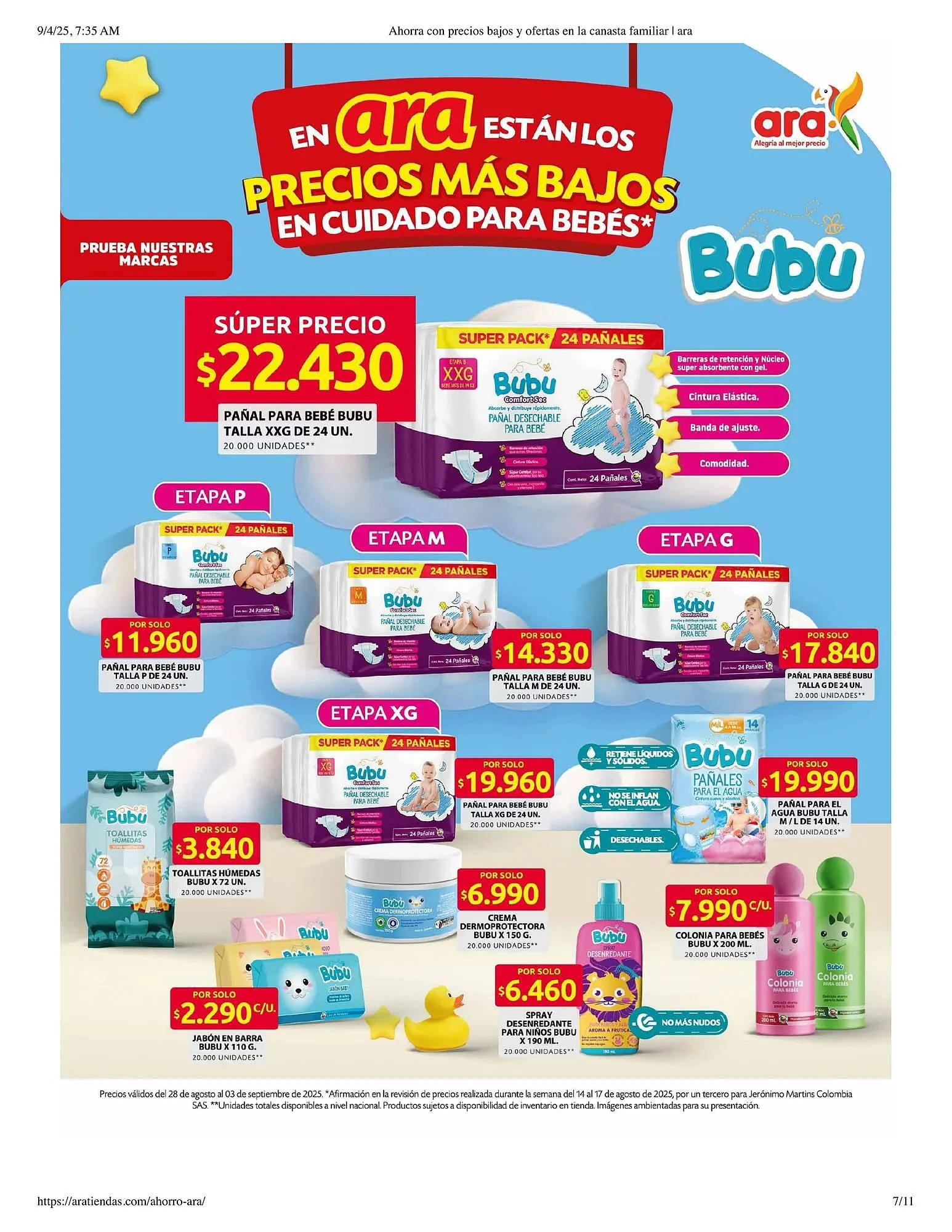 Catalogo de Catálogo Ara 4 de septiembre al 5 de septiembre 2025 - Pag 7