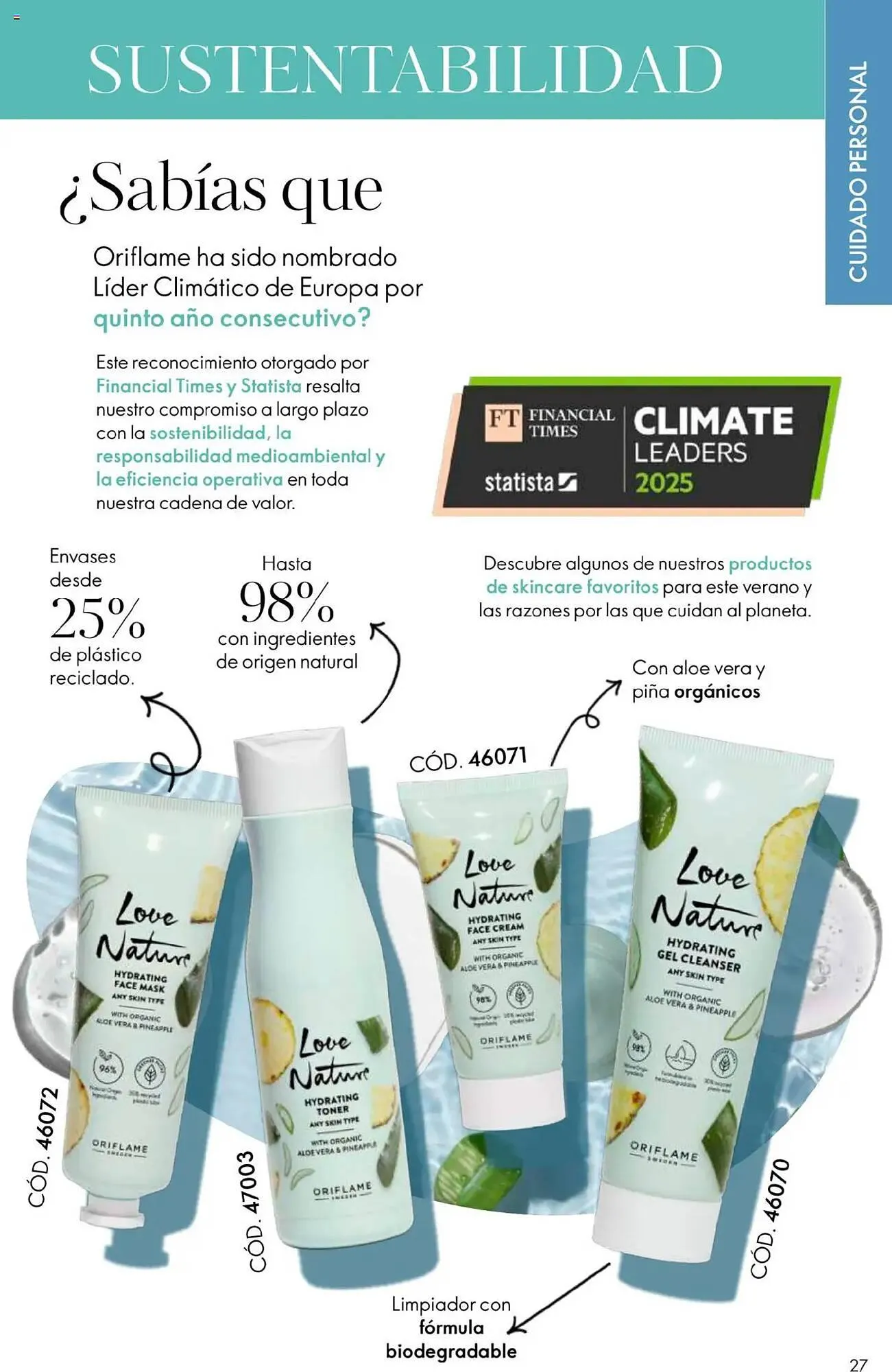 Catalogo de Catálogo Oriflame 12 de julio al 18 de julio 2025 - Pag 27