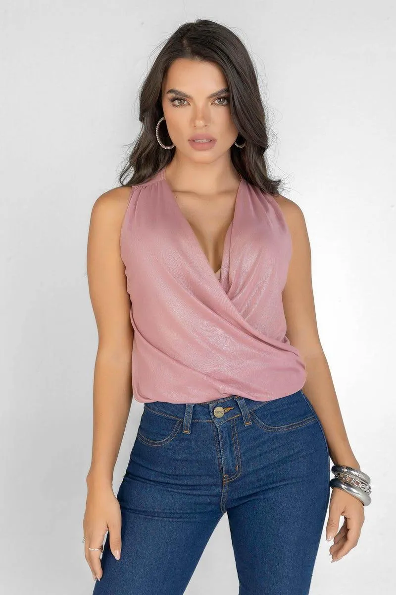 CAMISETA MANGA SISA Rosado