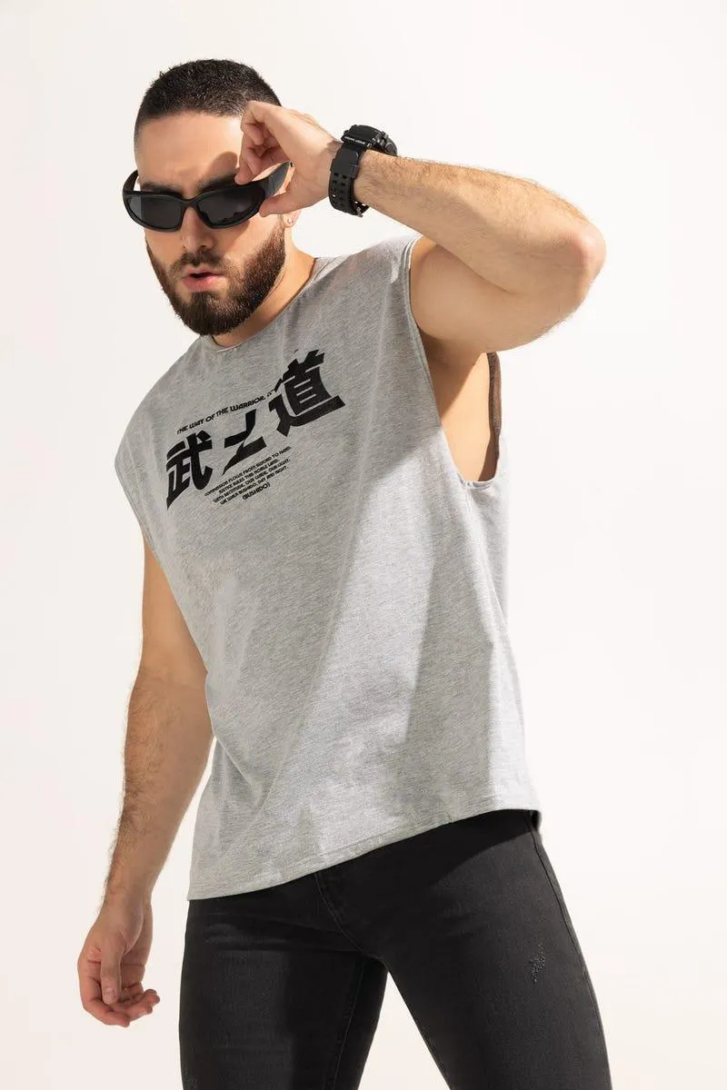 CAMISETA MANGA SISA Gris