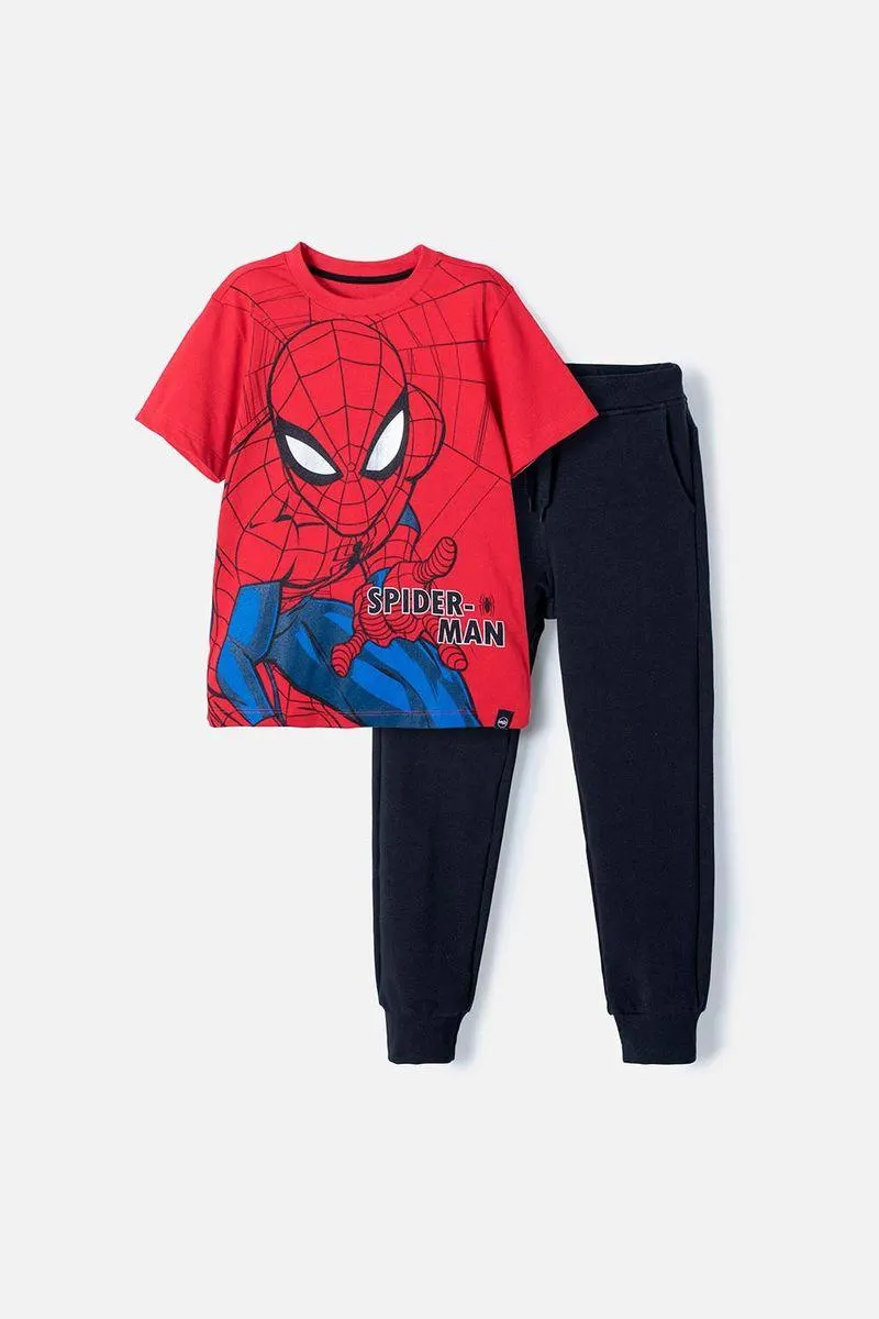 Conjunto de Spiderman de patalón largo para niño