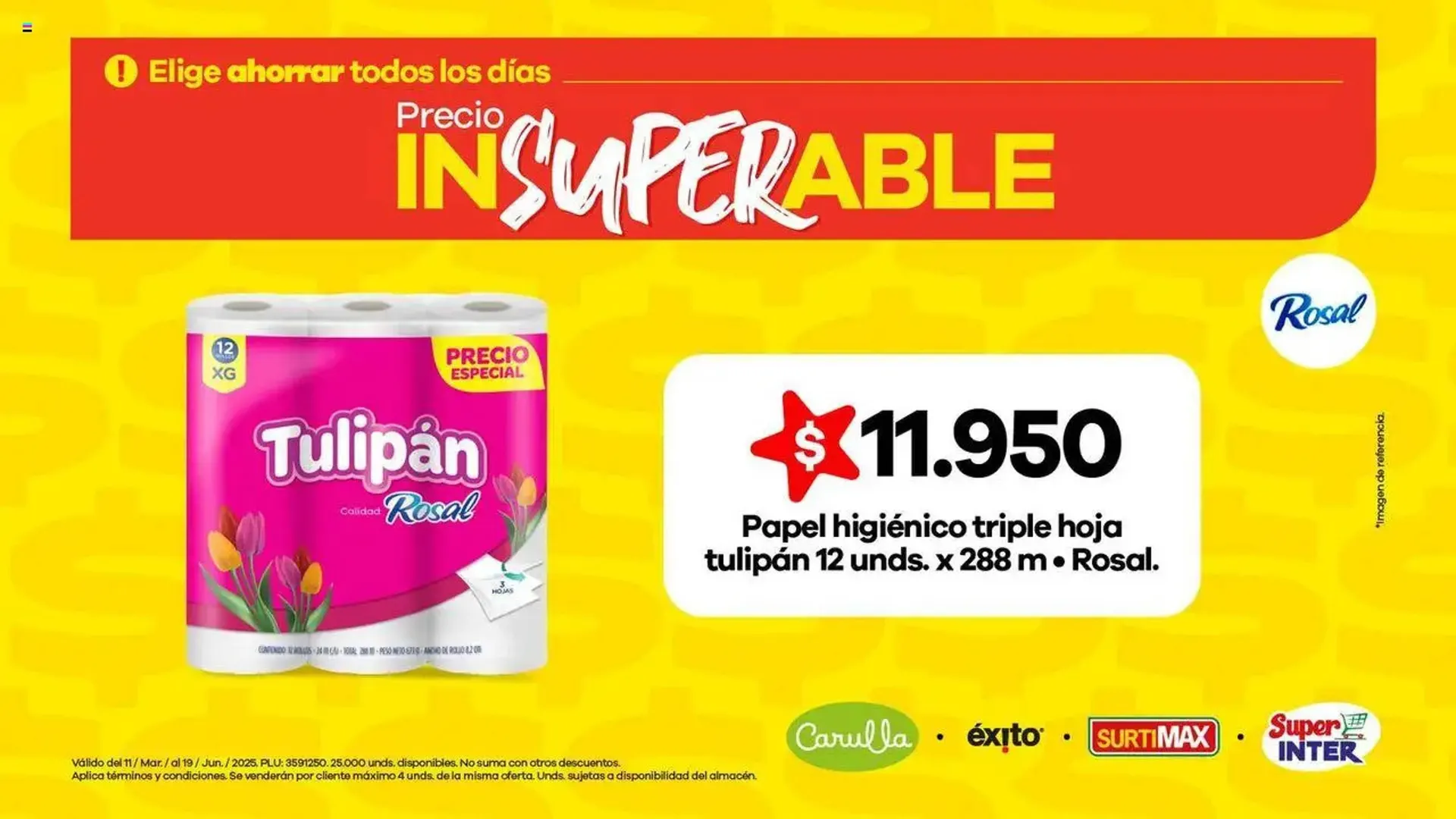 Catalogo de Catálogo Éxito 11 de marzo al 19 de junio 2025 - Pag 1