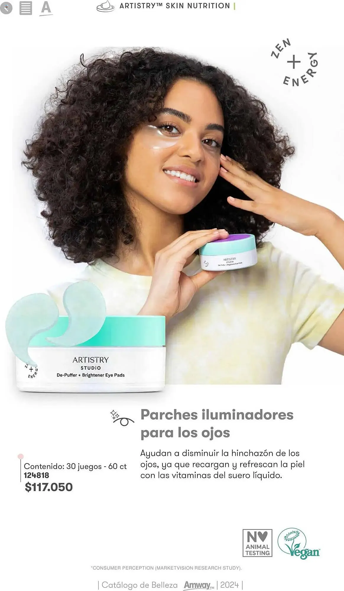 Catalogo de Catálogo Amway 17 de noviembre al 18 de enero 2025 - Pag 74