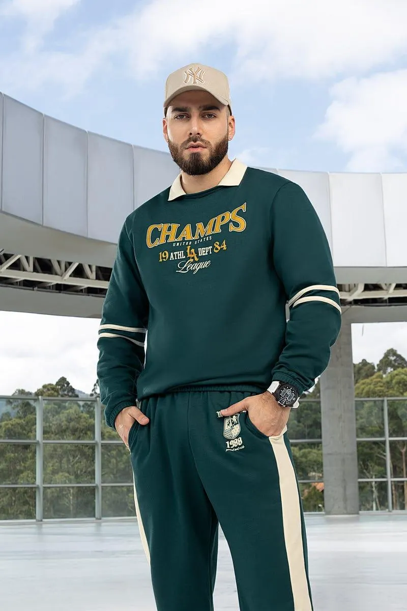 BUZO MANGA LARGA Verde