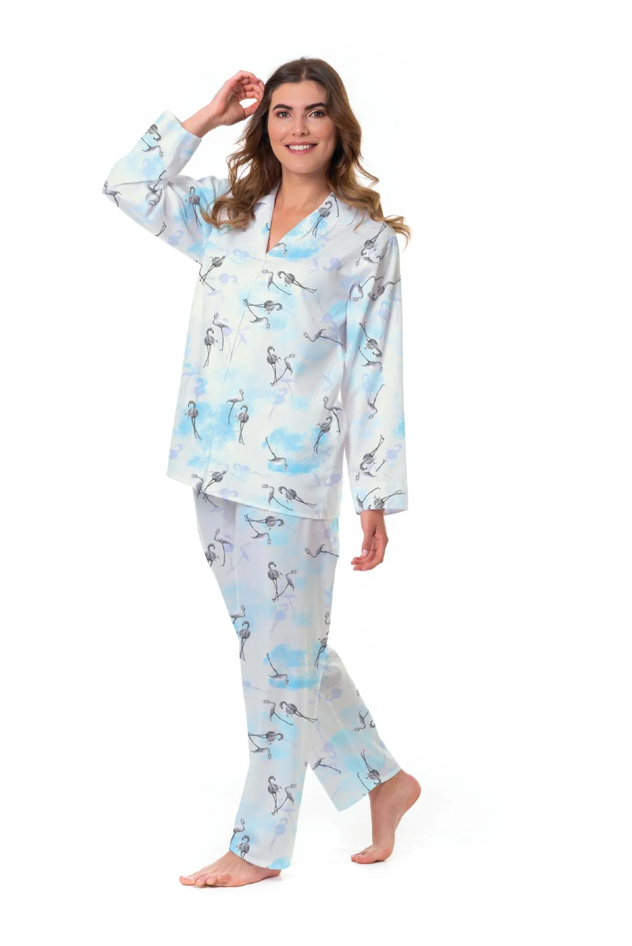 DANIELA FLAMENCOS VERDE MENTA LIVIANO