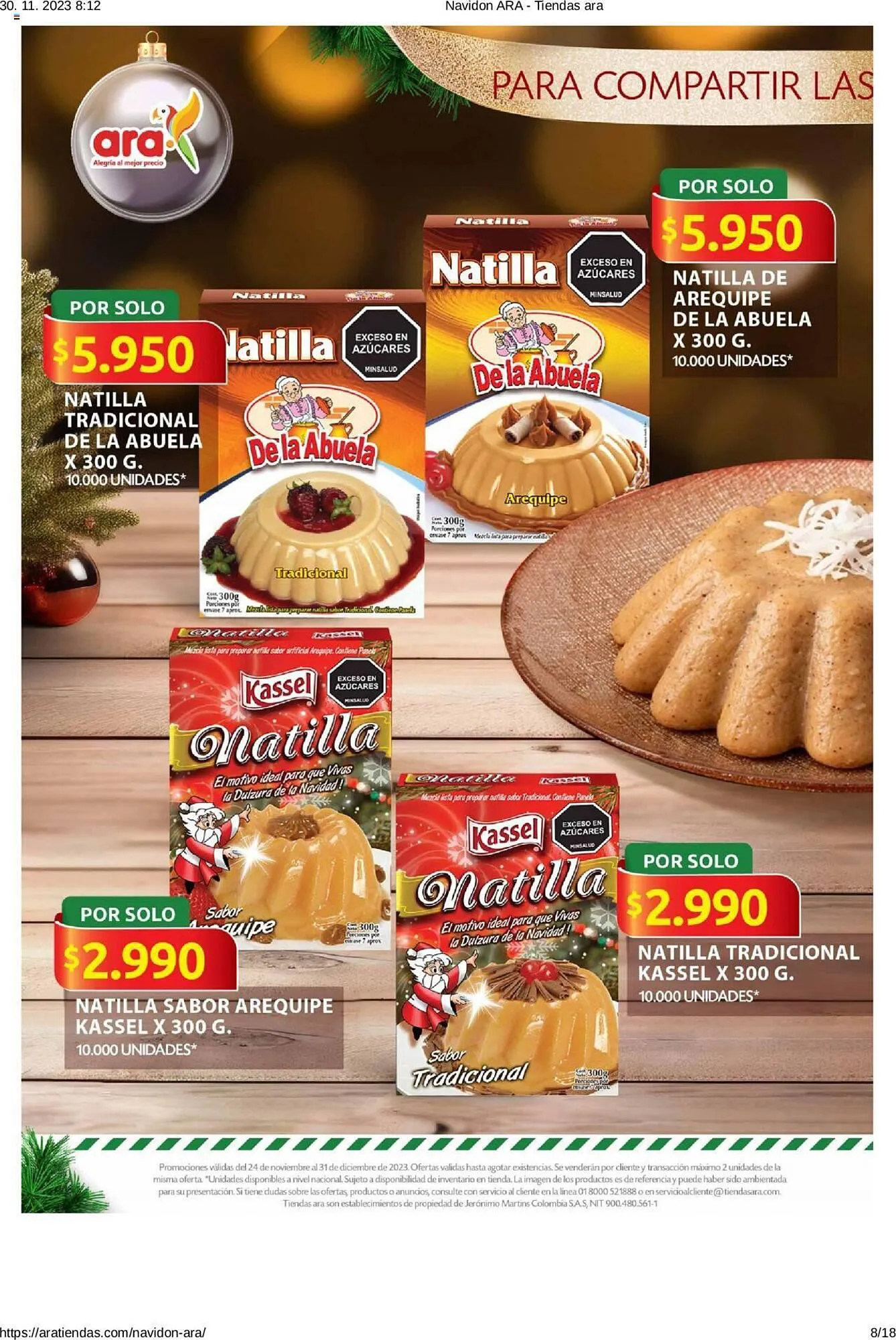 Catalogo de Catálogo Ara 24 de noviembre al 31 de diciembre 2023 - Pag 8