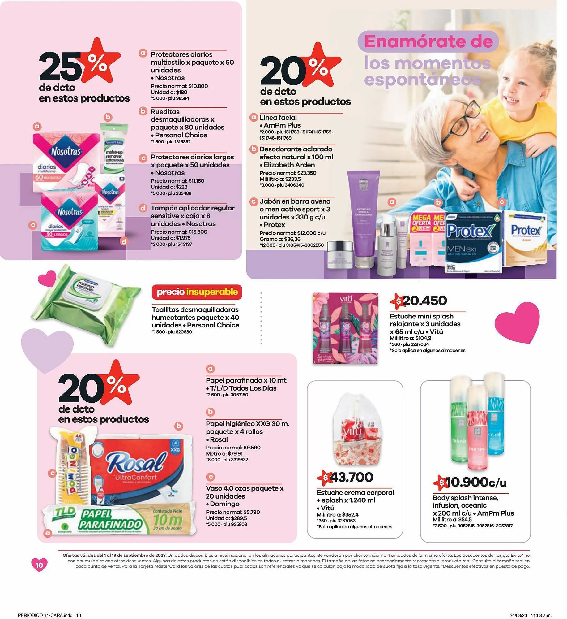 Catalogo de Catálogo Éxito 1 de septiembre al 19 de septiembre 2023 - Pag 10