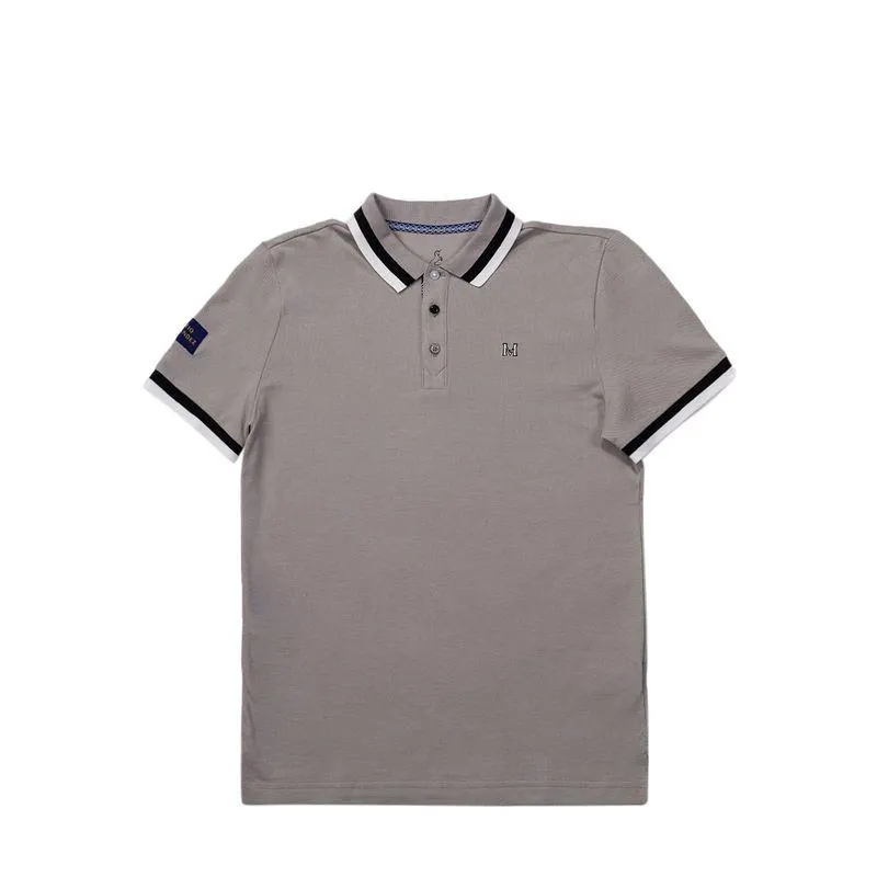 Camiseta polo capitanejo gris Tierra Arriba
