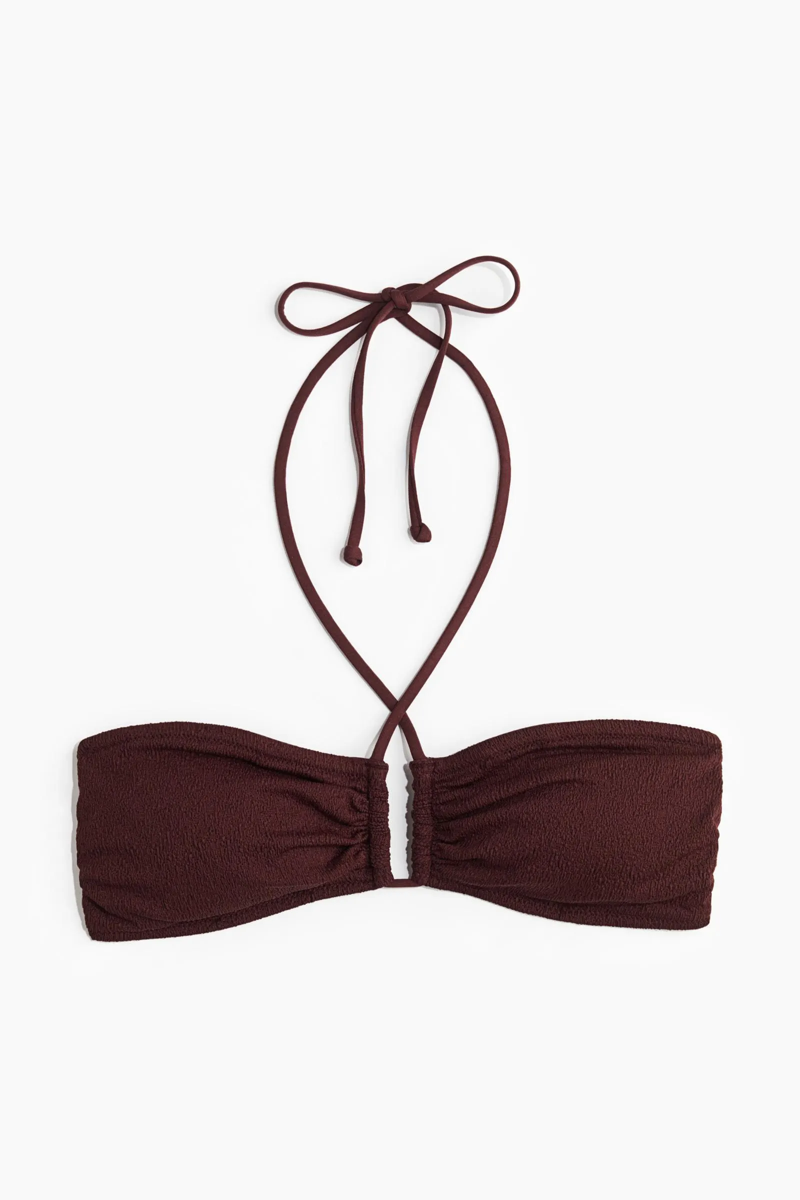 Top de bikini bandeau con acolchado