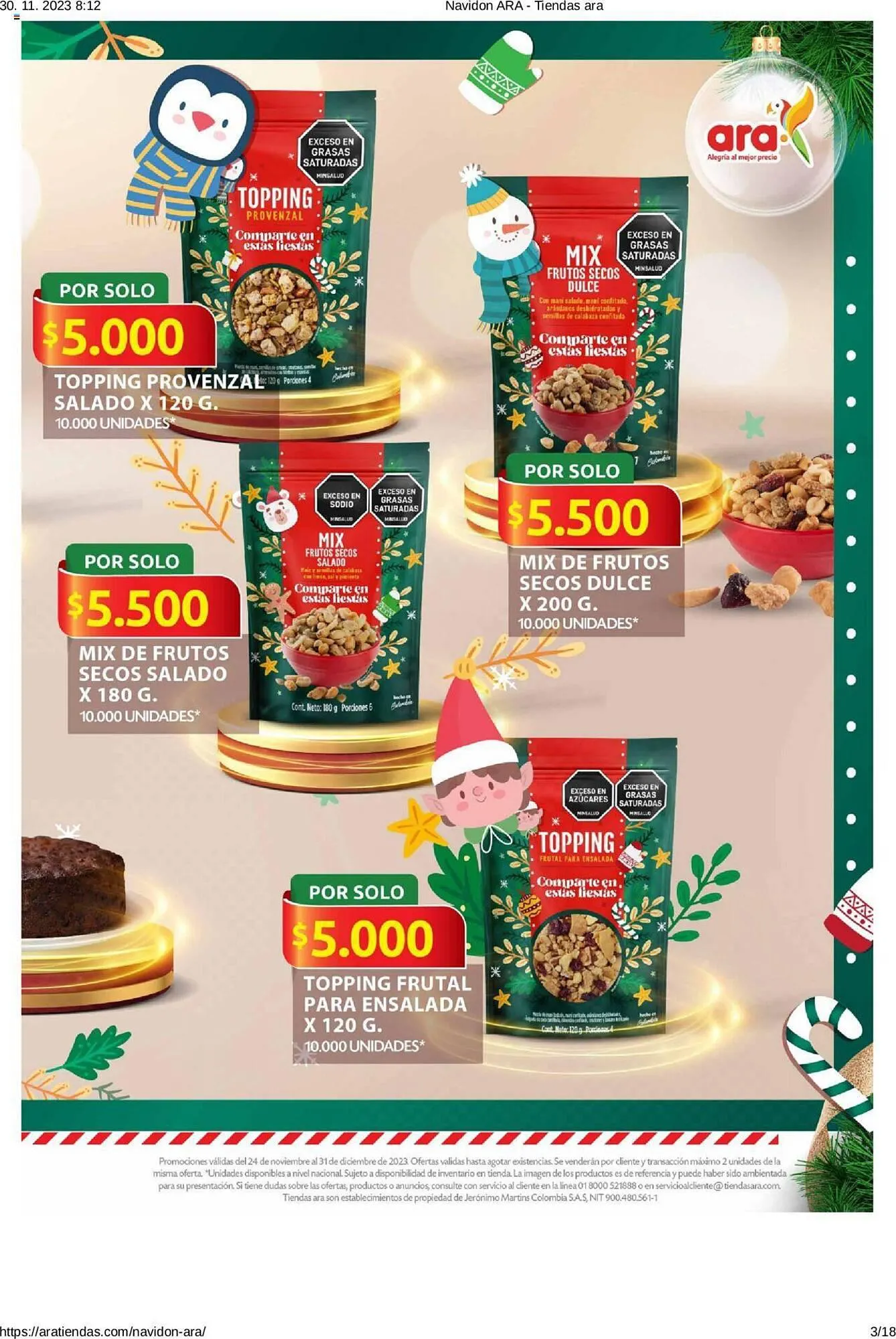 Catalogo de Catálogo Ara 24 de noviembre al 31 de diciembre 2023 - Pag 3