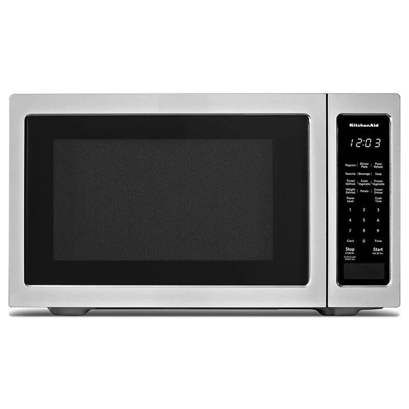 Microondas Sobre Gabinete 45 L KitchenAid Gris Acero