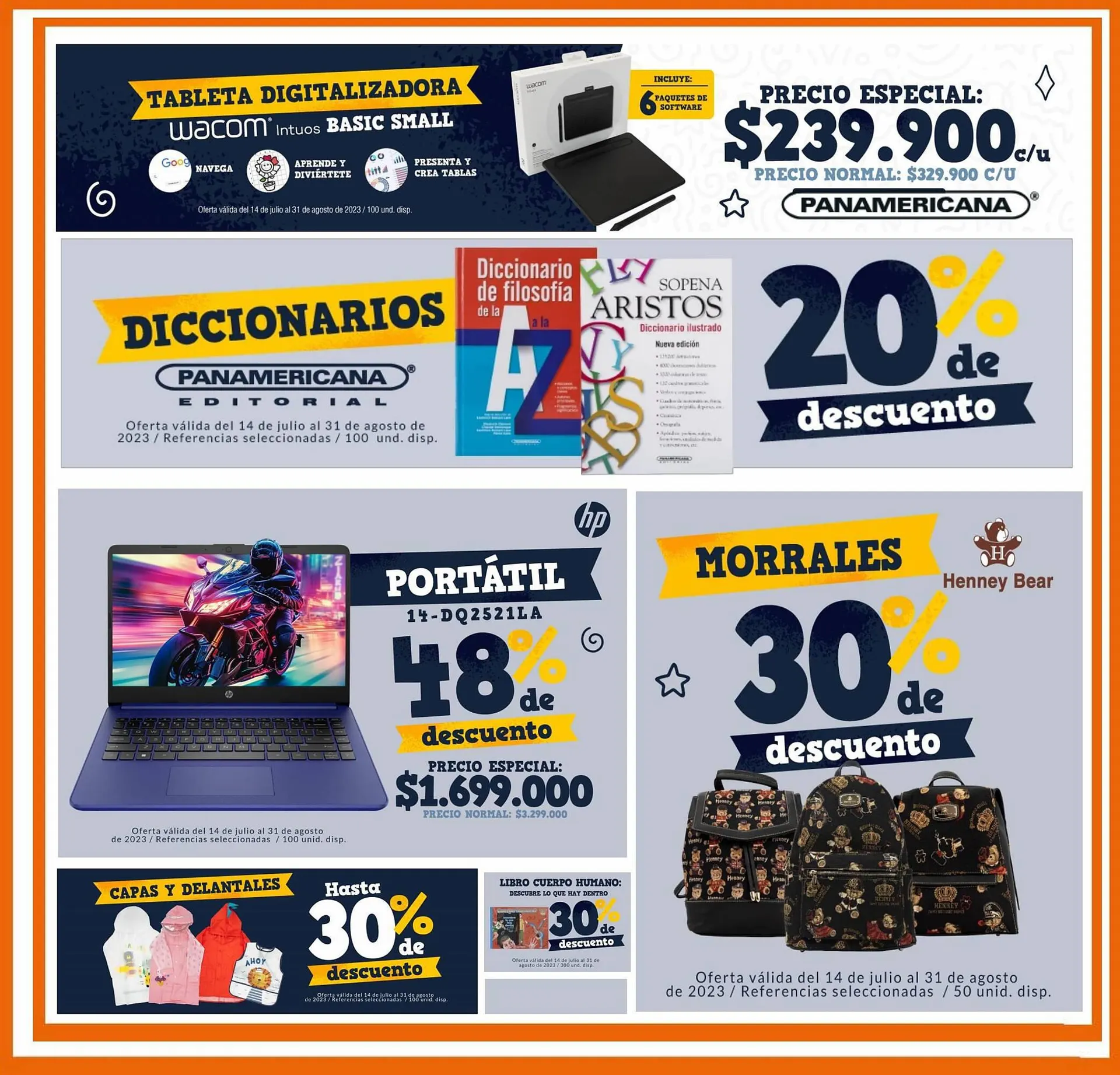 Catalogo de Catálogo Panamericana 18 de julio al 31 de agosto 2023 - Pag 1