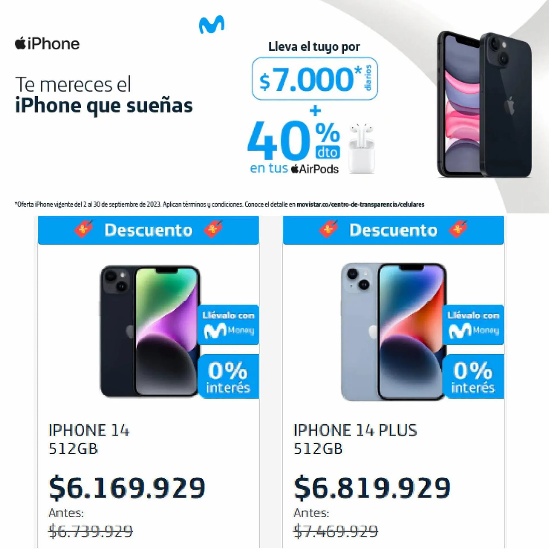 Catalogo de Catálogo Movistar 4 de septiembre al 30 de septiembre 2023 - Pag 1