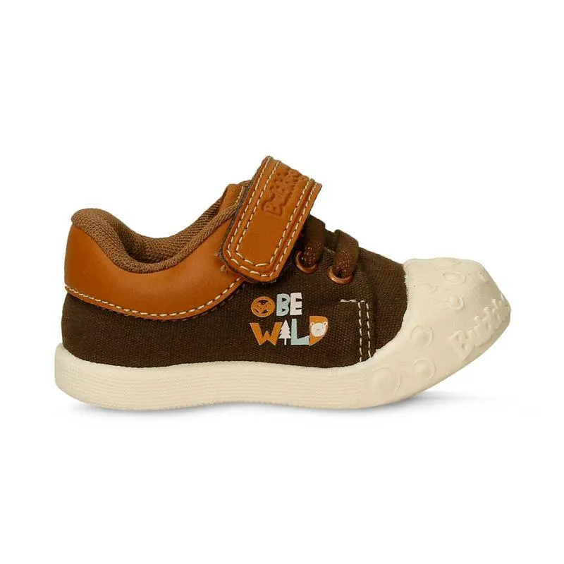 Tenis Casuales Café-Camel Bubblegummers Pepe Niño